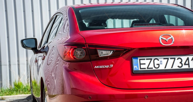 Mazda 3 cena 54900 przebieg: 148100, rok produkcji 2015 z Łódź małe 529